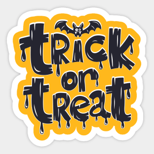 Trick or treat Sticker